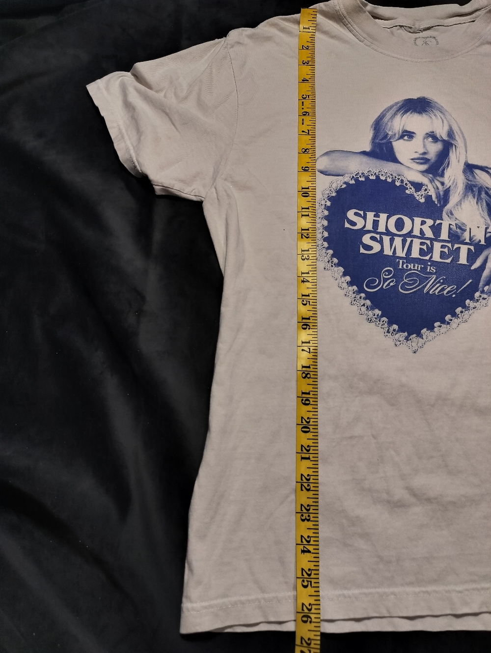 Sabrina Carpenter Official Short & Sweet Tour 2024 Shirt 100% Cotton - Large - Picture 4 of 6